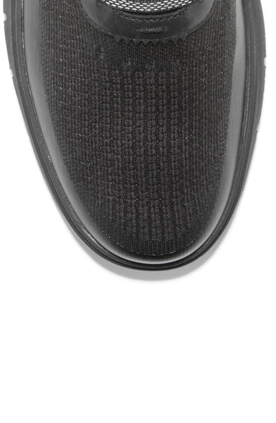 Shop Cole Haan Generation Zerogrand Stitchlite Water Resistant Sneaker In Black Knit/ Black Reflective