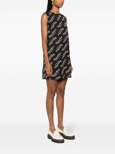 Shop Kenzo Black  By Verdy Mini Dress