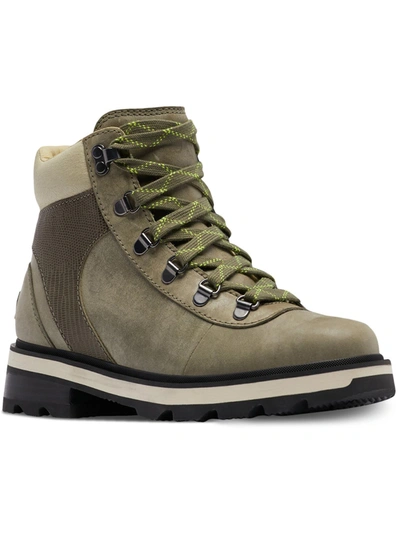 Shop Sorel Womens Short Sport Hiking Boots In Green