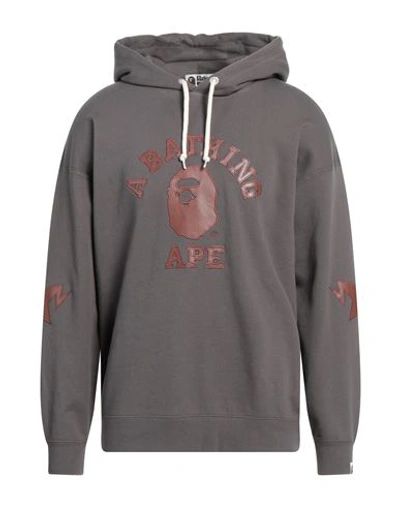 Shop A Bathing Ape Man Sweatshirt Dove Grey Size M Cotton