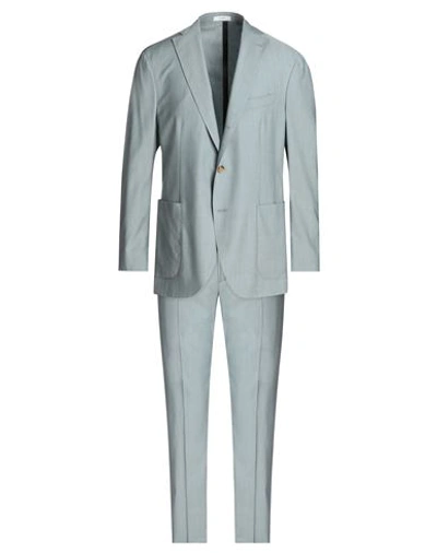 Shop Boglioli Man Suit Light Blue Size 46 Virgin Wool, Lyocell, Elastane
