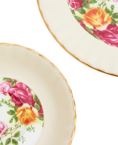 Royal Albert Old Country Roses Vanilla 3 Piece Set In Multi