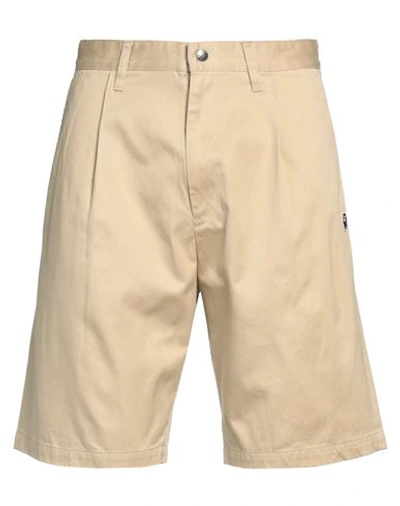 Shop A Bathing Ape Man Shorts & Bermuda Shorts Sand Size Xxl Cotton In Beige