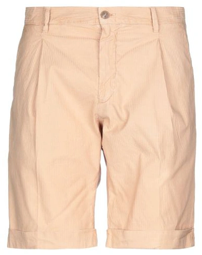 Shop Michael Coal Man Shorts & Bermuda Shorts Sand Size 35 Cotton, Polyester In Beige