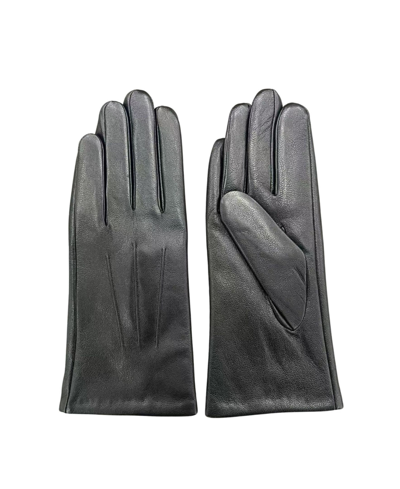 Marcus Adler Genuine Leather Touchscreen Glove In Black