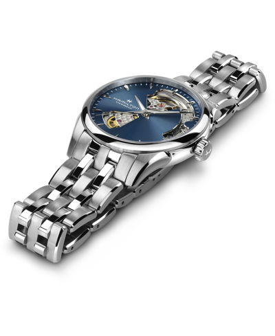 Shop Hamilton Women's Swiss Automatic Jazzmaster Stainless Steel Bracelet Watch 36mm