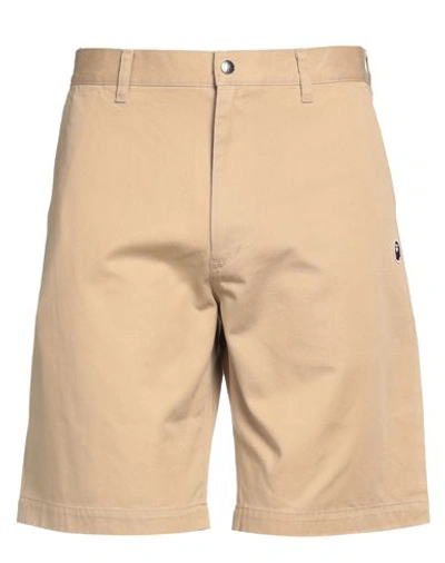 Shop A Bathing Ape Man Shorts & Bermuda Shorts Beige Size L Cotton