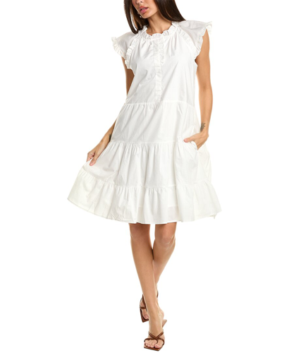Shop Sea Ny Othilia By  Ruffle Shift Dress In White