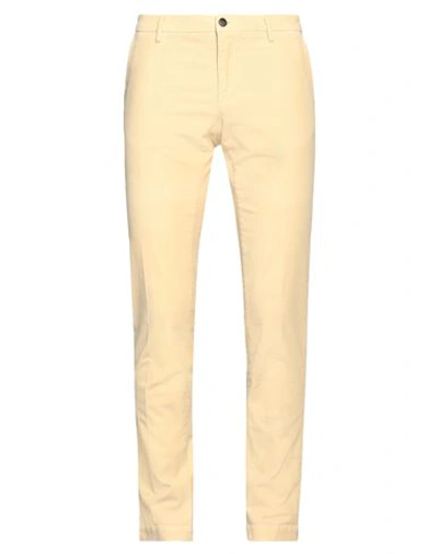 Shop Mason's Man Pants Sand Size 38 Cotton, Elastane In Beige