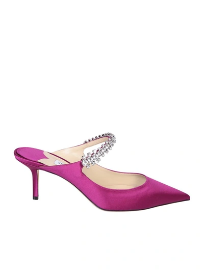 Jimmy Choo Bing 65 Slip-on Mules In Pink