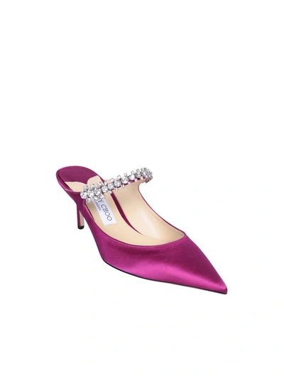 Jimmy Choo Bing 65 Slip-on Mules In Pink