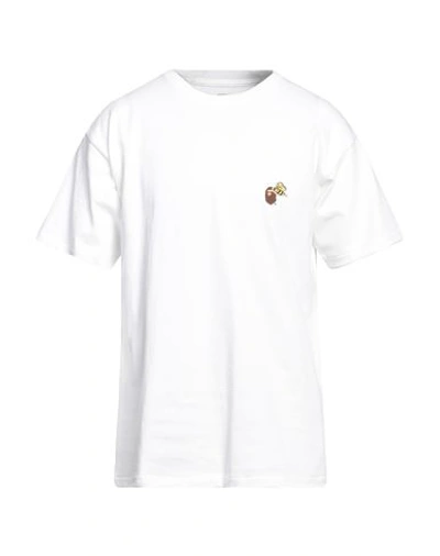 Shop A Bathing Ape Man T-shirt White Size L Cotton