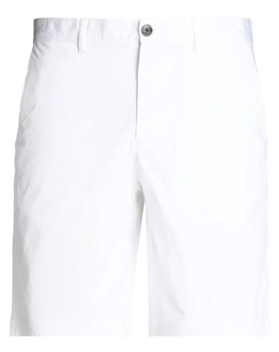Shop Michael Kors Mens Washed Polin Short Man Shorts & Bermuda Shorts White Size 32 Cotton, Elastane