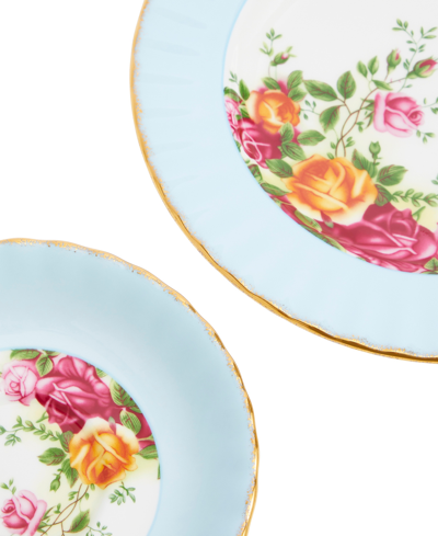 Shop Royal Albert Old Country Roses Aqua 3 Piece Set In Multi