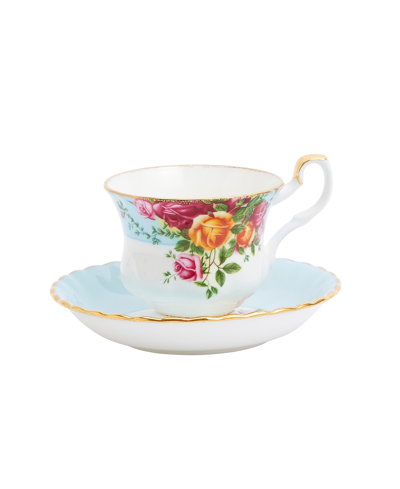 Shop Royal Albert Old Country Roses Aqua 3 Piece Set In Multi