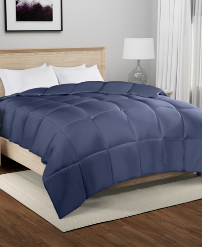 Shop Serta Memory Flex Down Alternative Comforter, Full/queen In Blue