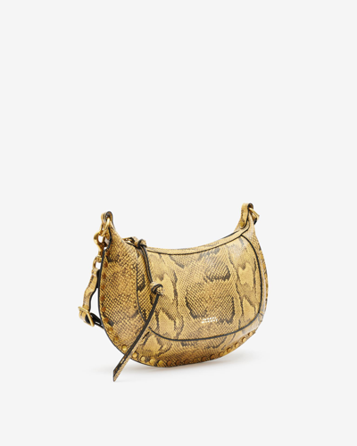 Shop Isabel Marant Oskan Moon Bag In Orange