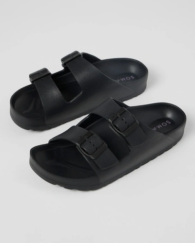Shop Soma Women's  Swim Sandals In Black Size 10