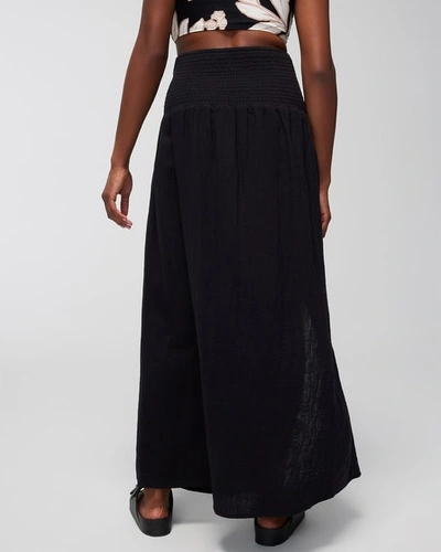 Shop Soma Women's  Swim Convertible Skirt Dress In Black Size Large