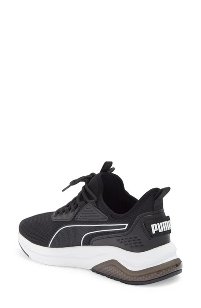 Puma Amplifier Sneaker In  Black- White
