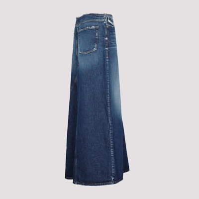 Shop Diesel De-pago-s Denim Skirt Jeans In Blue