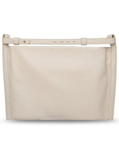 Shop Proenza Schouler White Label Ivory Leather Minetta Bag In Avorio
