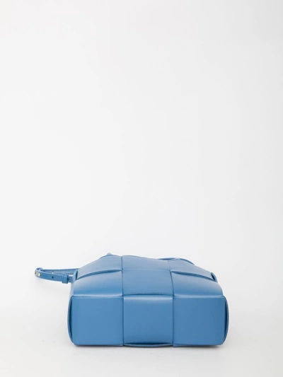 Shop Bottega Veneta Mini Arco Tote Bag In Blue