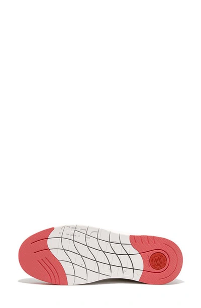 Shop Fitflop Rally Evo Platform Sneaker In Urban White/ Rosy Coral