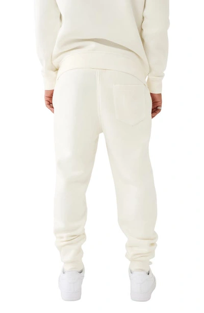 Shop True Religion Brand Jeans Registered Stud Joggers In Winter White