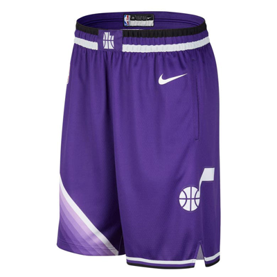 Shop Nike Purple Utah Jazz 2023/24 City Edition Swingman Shorts
