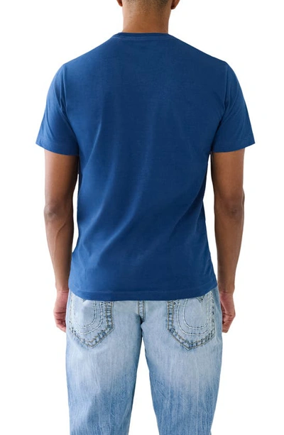 Shop True Religion Brand Jeans Strike Graphic T-shirt In Estate Blue