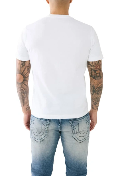 Shop True Religion Brand Jeans Strike Graphic T-shirt In Optic White