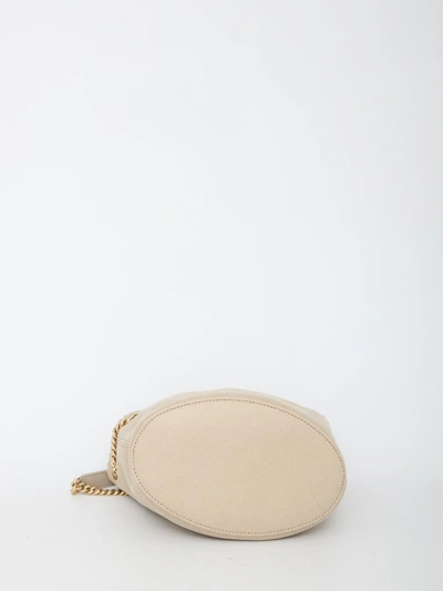 Shop Stella Mccartney Falabella Bucket Bag In Ivory