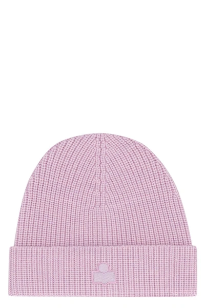 Shop Isabel Marant Bayle Merino Wool Hat In Pink