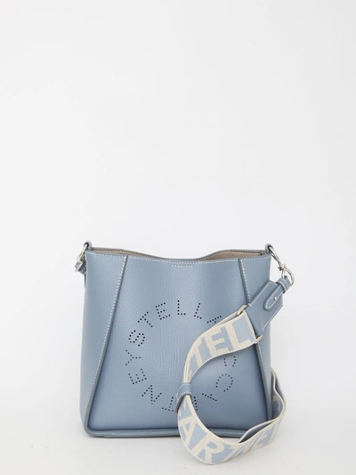 Shop Stella Mccartney Mini Crossbody Bag In Blue