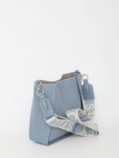 Shop Stella Mccartney Mini Crossbody Bag In Blue