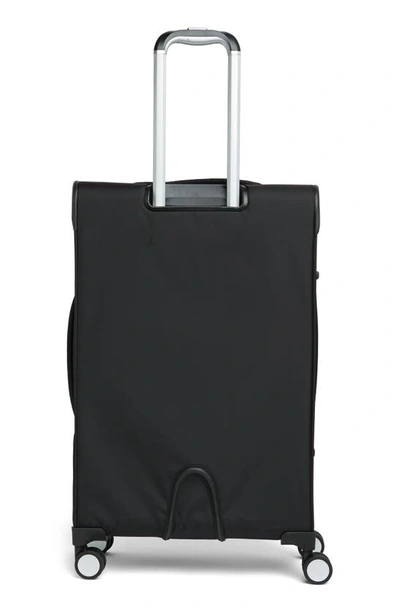 Shop It Luggage Expectant 25-inch Softside Spinner Luggage In Black