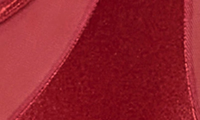 Seven 'til Midnight Satin Lace Teddy In Wine