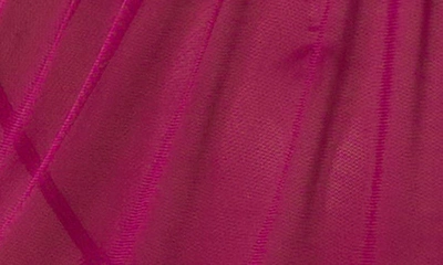 Seven 'til Midnight Seven ‘til Midnight Mesh Babydoll & Thong In Wine