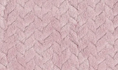 Shop Bcbg Chenille Fringe Throw Blanket In Keepsake Lilac