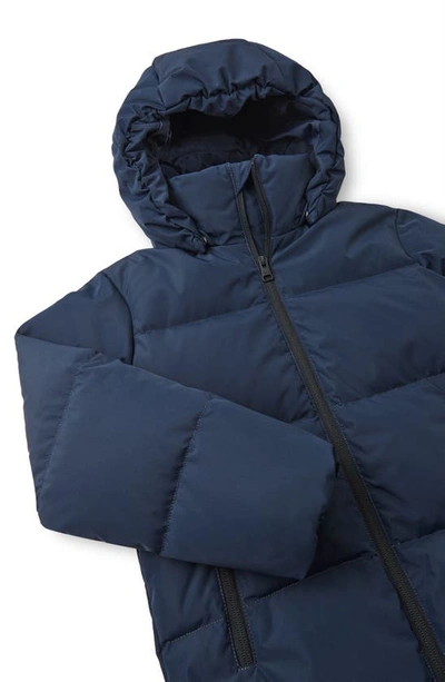 Shop Reima Kids' Paimo Waterproof & Windproof 550 Fill Power Down Puffer Jacket In Navy