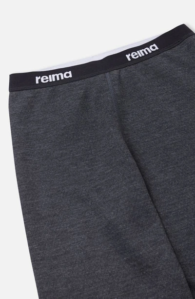 Shop Reima Kids' Lani Thermal T-shirt & Leggings Set In Black
