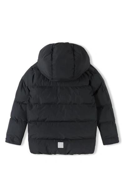 Reima Kids' Osteri Waterproof & Windproof Insulated Recycled Polyester Puffer Jacket In Black