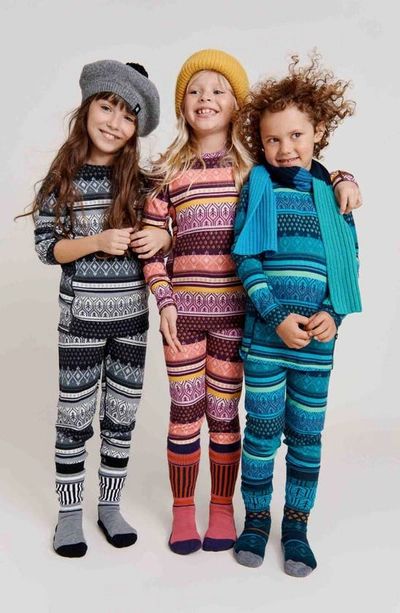 Shop Reima Kids' Taitoa Thermal T-shirt & Leggings Set In Black
