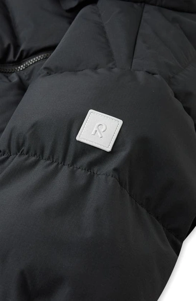 Reima Kids' Osteri Waterproof & Windproof Insulated Recycled Polyester Puffer Jacket In Black