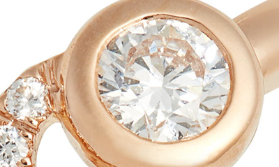Shop Courbet Pont Des Arts Lab Created Diamond Ring In Rose Gold
