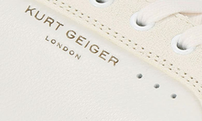 Shop Kurt Geiger Kensington Platform Sneaker In Open White