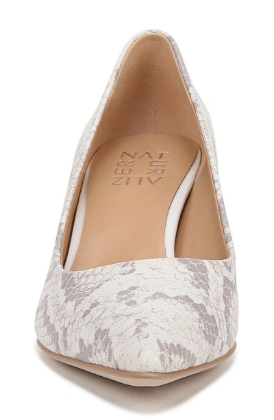 Shop Naturalizer Everly Pump In White Snake Pattern Leather