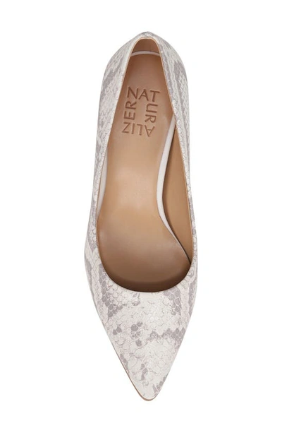 Shop Naturalizer Everly Pump In White Snake Pattern Leather