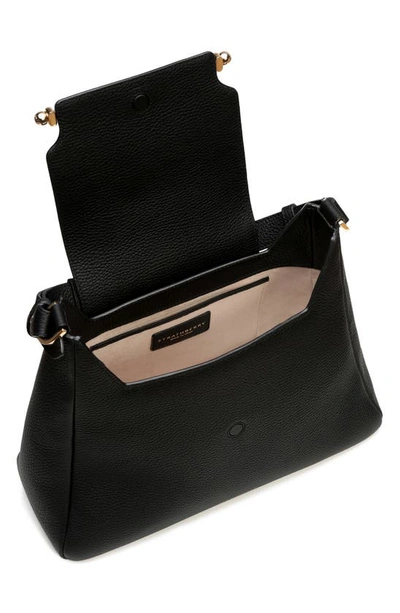 Shop Strathberry Multrees Leather Hobo In Black